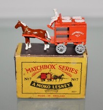Matchbox Series No.7. Horse Drawn Milk Float VNM in Original Box