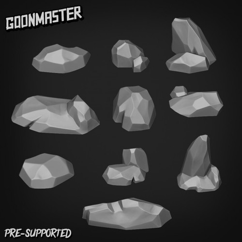 Small rocks basing kit - basing, kit/