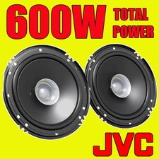 JVC 600W TOTAL DUALCONE 6.5 INCH 16cm CAR DOOR/SHELF COAXIAL SPEAKERS #OP