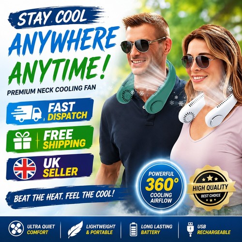 Neck fan hands free bladeless - fan,