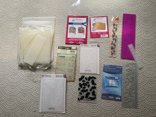 Mixed embossing folders - embossing, &