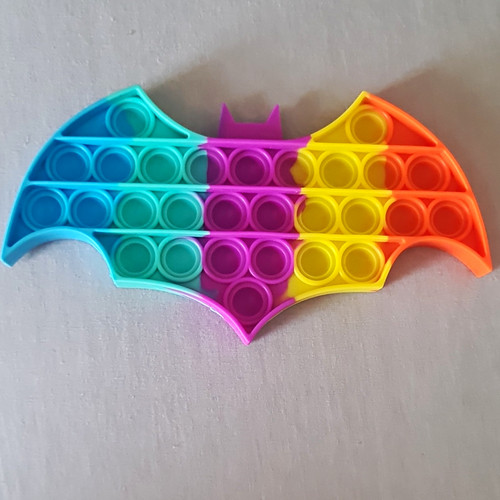 Batman bat shaped - bat-shaped, rainbow