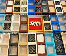 LEGO 1x2x2 Windows with Glass