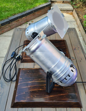 2x Old theater lamps with floor stand - Multi-color LED / Mood light