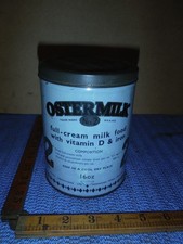 VINTAGE OSTERMILK 16OZ FULL CREAM MILK FOOD TIN 1963 SUPPLEMENT BABY FEEDING