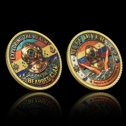 Muff diver challenge coin - muff,