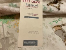 east coast trains seat reservation label 2011