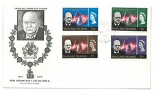 Falkland Islands 24 January 1966 Sir Winston Churchill First Day Cover FDC