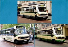 3 Bus Photos - Nottingham City Transport - Mercedes 811D Minibuses: 193 194 195
