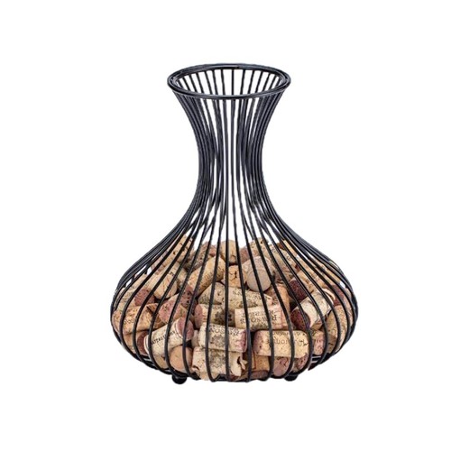 Metal wine cork - storage, holder
