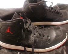 Nike Men's Air Jordan Access Shoes Ar3762-001 Blk/Red Jumpman Sz 11 Hi-top