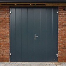 Ryterna Side Hinged Garage Doors Anthracite Grey 2170mm w x 2220mm h