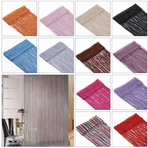 String curtain panel door - curtain,