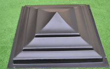 Concrete Mold Pier Caps Fence Capping 15.74x15.74in Fence Pier Cap plastic P04