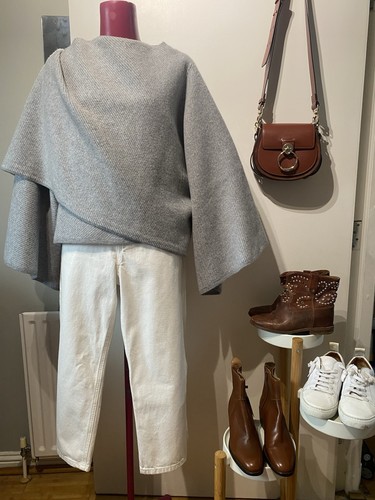 Zara 100 wool cape coat - 100%,