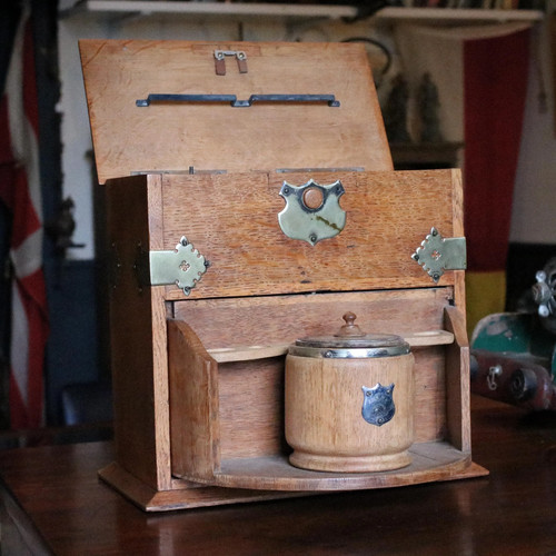 Early 20th arts crafts oak - crafts,