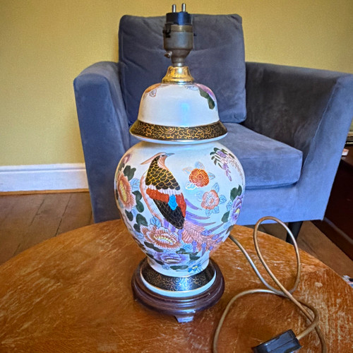 Ceramic pottery table lamp - ceramic,