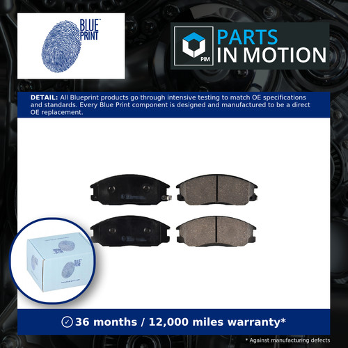 Brake pads set fits ssangyong - pads,