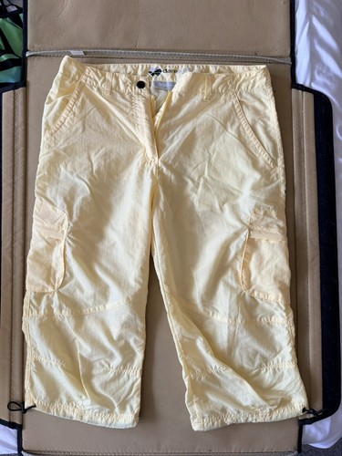 Dare2be yellow cargo capri - yellow,