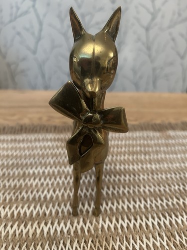 Vintage rare brass babycham - rare,