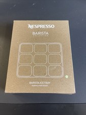 NEW Nespresso Barista Ice Cube Tray Aquamarine Silicone 