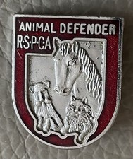 Vintage Enamel RSPCA Animal