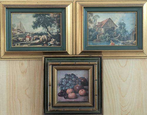 Vintage oil paintings lot 3 - of,