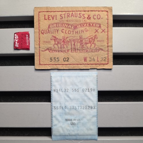 Vintage levi 555 red tab - red,