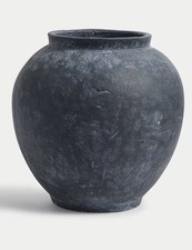 Large Textured Urn Vase