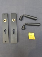 Corston Digby Long Plate Sprung Door Handle & Euro Lock Bronze