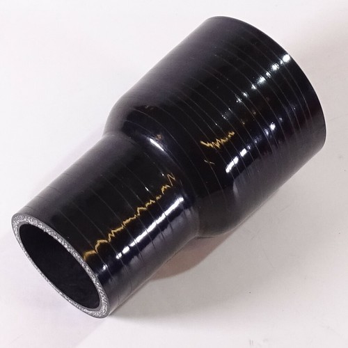 Black silicone hose straight - silicone,