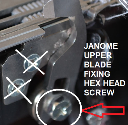 Janome overlock knife hex head - overlock,