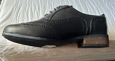 NEW IN BOX, CLARKS WOMENS  HAMBLE FORMAL LEATHER SHOES PLAIN BLACK RETAILS £80