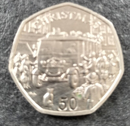 Isle man 50p coin christmas - 50p,