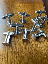 10 x SILVER PLATED FLAT ROUND