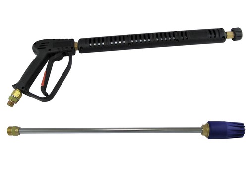 Gun lance assembly with turbo - assembly,