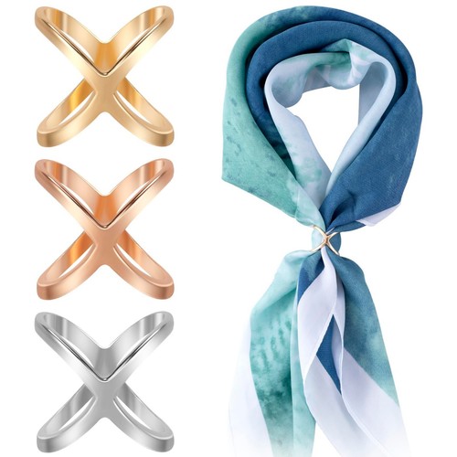 3pcs shaped scarf clips - scarf,