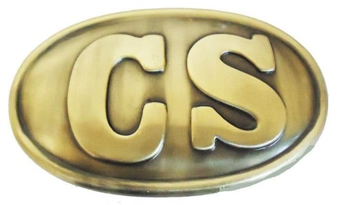 Confederate lettered belt - confederate,