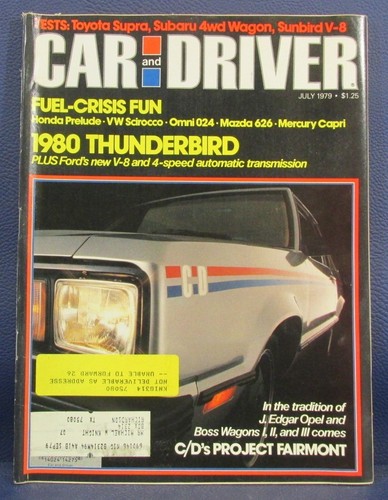 Car and driver magazine july - car,