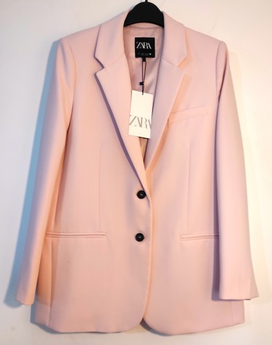 Zara pink blazer jacket size - pink,