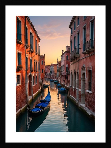 Intimate venice canals framed - intimate,