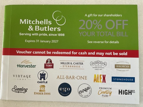 Off mitchells - 20%,