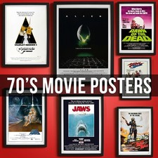 70s Classic Retro Vintage Movie Posters Cinema Film Wall Art Poster A4 A3 A2