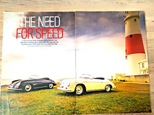 PORSCHE 356 SPEEDSTER 1500 & CARRERA - CLASSIC CAR ORIGINAL ROAD TEST REVIEW