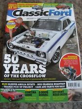CLASSIC FORD MAGAZINE OCT 2017 CROSSFLOW PUSHROD MK1 ESCORT FIESTA SUPERSPORT