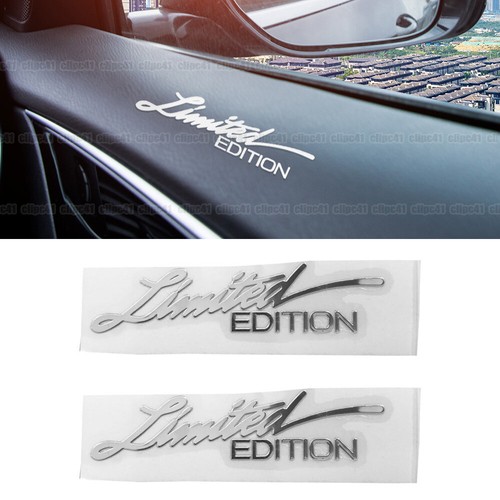 Silver limited edition logo - silver, 3d