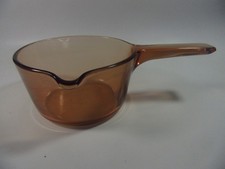 Vision Corning Amber Glass Saucepan - 1 Litre / 16cm