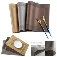 2-20x PVC Place Mats Dining
