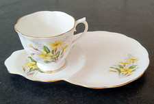 Tennis Tea Cup & Saucer Royal Albert Friendship Series of 12 Primrose Bone China