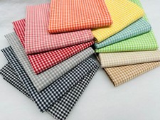 Mini Gingham Linen Fabric